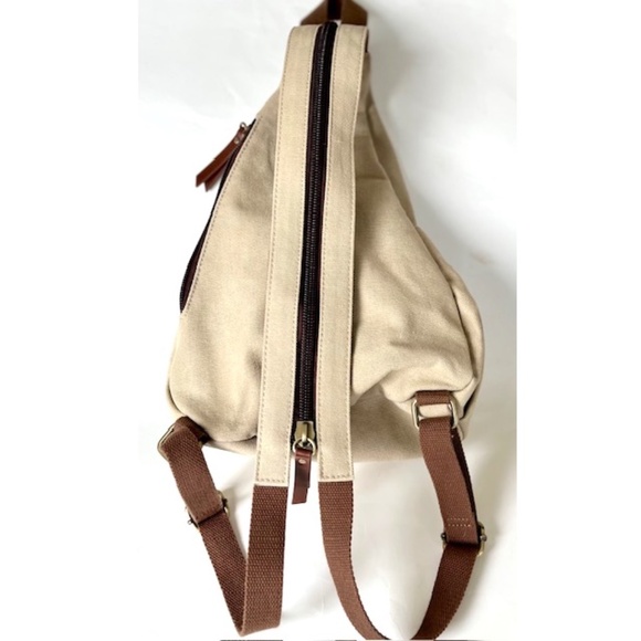 Antik Kraft Canvas Sling Bag Crossbody/Backpack Rucksack Unisex - Picture 3 of 7